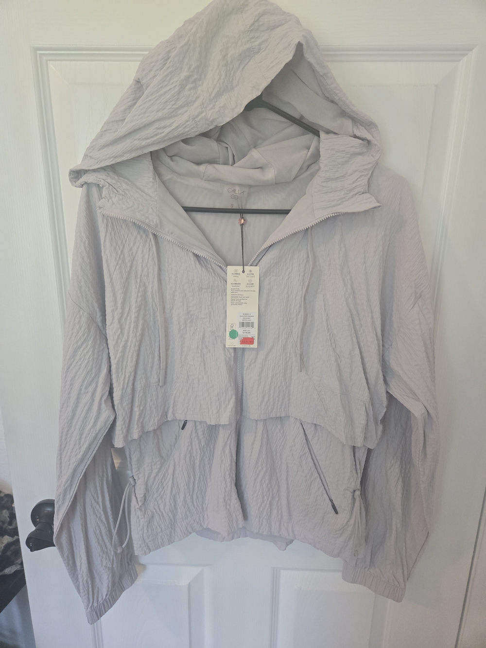 NWT Calia Performace Run Jacket Misted Lilac Size Small